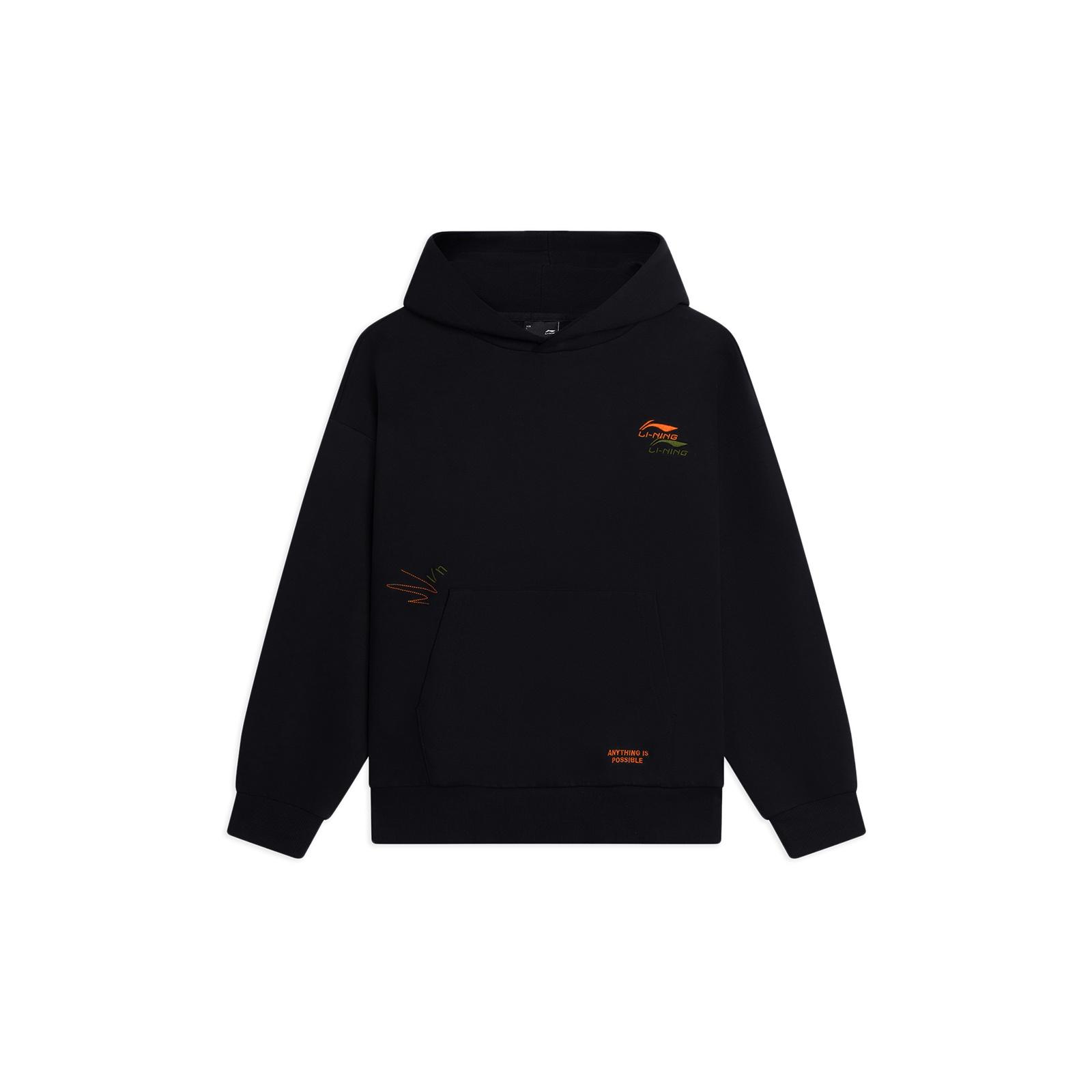 Li-Ning Anything Is Possible Graphic Hoodie Black Men s AWDSF73-9 S
