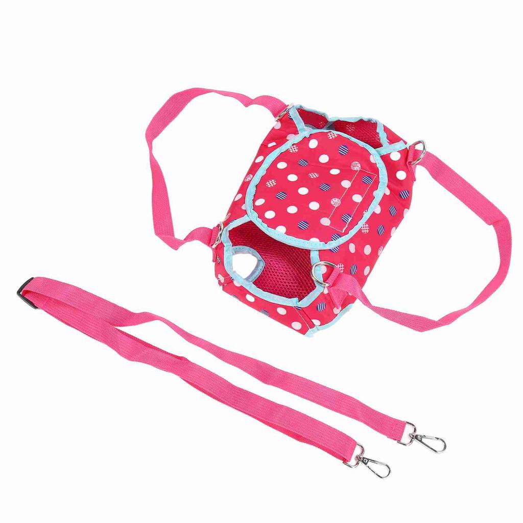 Dog Support Harness Single Shoulder Portable Breathable Pet Lift Support for Outdoor Rose Color