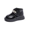 BotasPlatform Girl  Shoe Autumn Winter Two Cotton Child Princess Boot Warm Ankle Boot Soft Soled Leather Boot Fashion Child Shoe