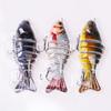 3/5Pcs Fishing Lures 3D Swimming Bait with Treble Hooks Realistic Looking Bright Colors Compact Portable Hard Bait Artificial Lure