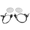 Bike Disc Brake Kit Low Noise Fast Cooling Aluminum Alloy Disk Breaks for Mountain BikeBlack