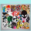 Vibrant 100 Pcs Skateboard Stickers With Waterproof Graffiti For Laptops And Luggage