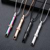 Originality Anxiety Necklace Mindfulness Breathing Tool Natural Calming Relief Chain Breathlace Necklace Quit Smoking Anxiety