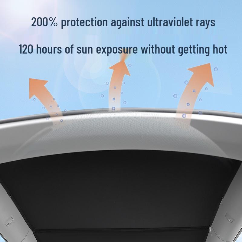 Tesla Model Y Schiebedach Wärmeisolierung Sonnenschutz (Version 2025)