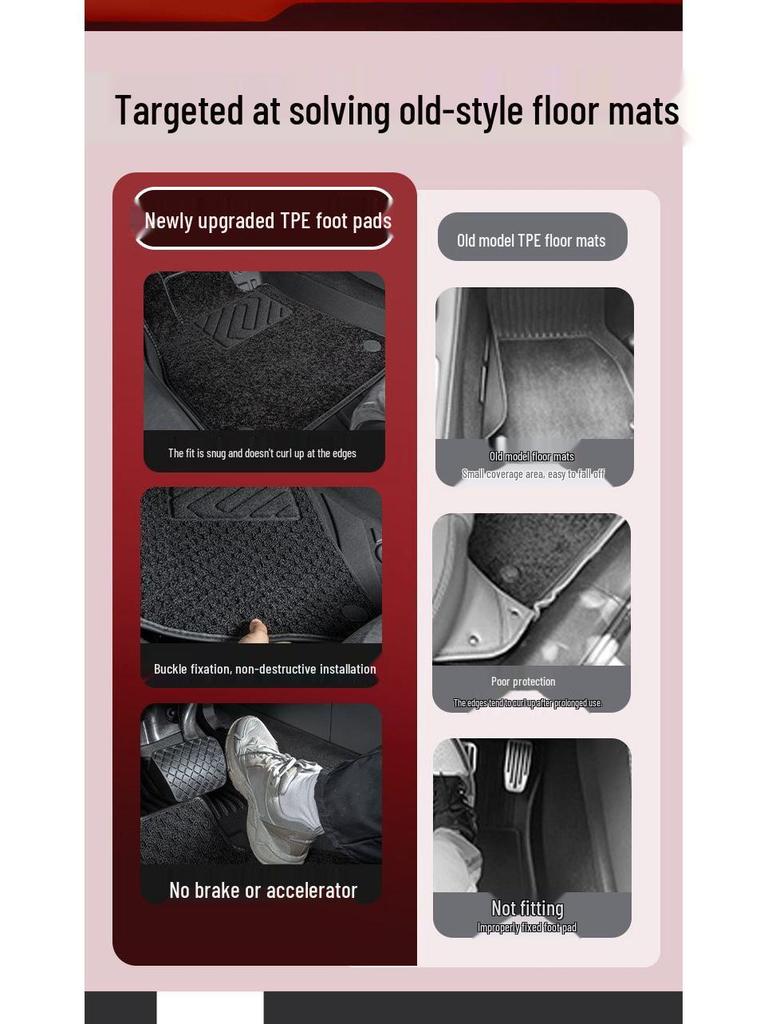 AITO M9 TPE Floor Mats for New Six-Seater Model