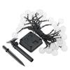 Solar Bubble Balls Lamp String Lights Outdoor Water Drops Outdoor Waterproof Orb Christmas Lights Patio Holiday Party
