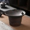 Jianshui Purple Pottery Multi-Functional Exhausted Tea Jar Filter Barrel with Lid Tea Basin TeaCup Tea Wash