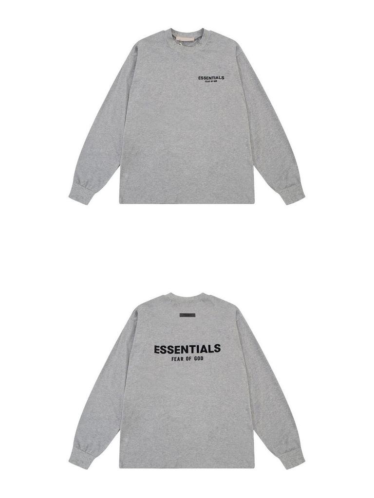 Round Neck Black Letter Print Hoodie - Essentials 2025SS Trend