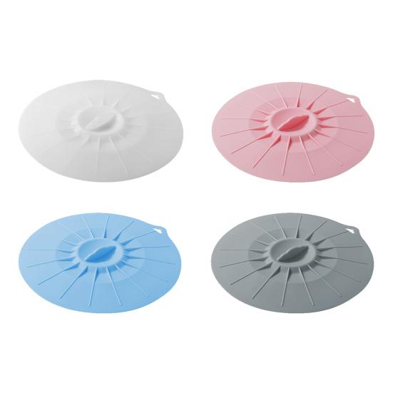 Set de 5 capace din silicon pentru boluri, oale, capace pentru alimente sigure pentru cuptorul cu microunde, capace etanșe pentru recipiente de diferite dimensiuni, cu găuri de agățare