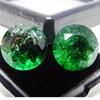 Сертифікований 19 каратний натуральний зелений колумбійський смарагд, розсипний дорогоцінний камінь, кругла форма