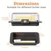 New Fresh-Keeper Food Grade Plastic Butter Storage Box with Lid Dividing Organizer Refrigerator Kitchen Cheese Cutter Container