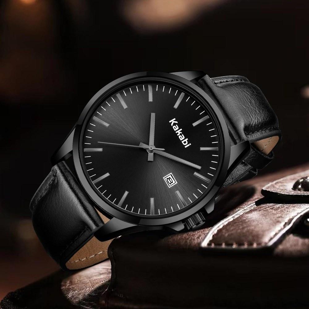BEN NEVIS Men's Leather Casual Watch Date Display Waterproof Analog Quartz Stylish Unisex Business Daily Use