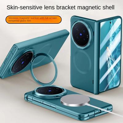 Integrierter Magnetring Mit Frontglasfolie Schutzhülle Für VIVO X Fold 6 vivo x fold5 Scharnierschutzabdeckung