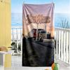 Kw Heavy Trucks Customize Your Name Beach Towel Quick-Dry Soft Microfiber