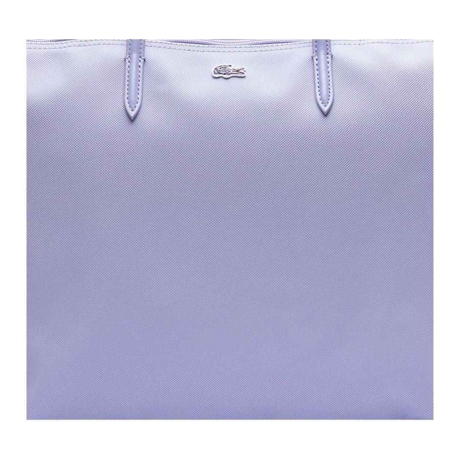 LACOSTE PVC Tote Bag, Shopping Bag, Shoulder Bag Medium Women's Light Purple NF2037PM-R47