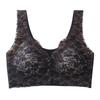 Langsha mother underwear women in the elderly seamless front buckle vest type large size women gather without steel ring bra women