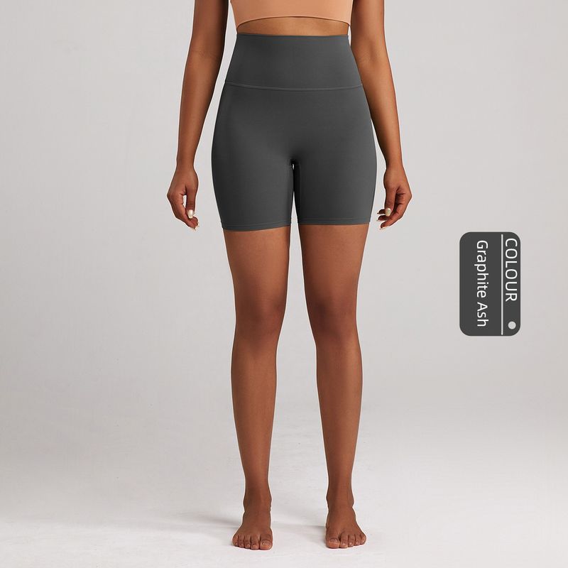 

Lu Same Style No Embarrassment Line Yoga Shorts Women s Antibacterial Nude Feel High Waist Stretch Leggings Exercise Workout Pants Graphite Gray 10/XL