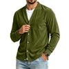 Men's Casual Loose Fit Color Shirt with Pockets for Everyday Wear