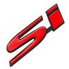 3D Metal Honda SI Letters Car Front Grille Emblem Rear Trunk Badge Sticker for Civic Accord Inspire - Vehicle Accessory GI7
