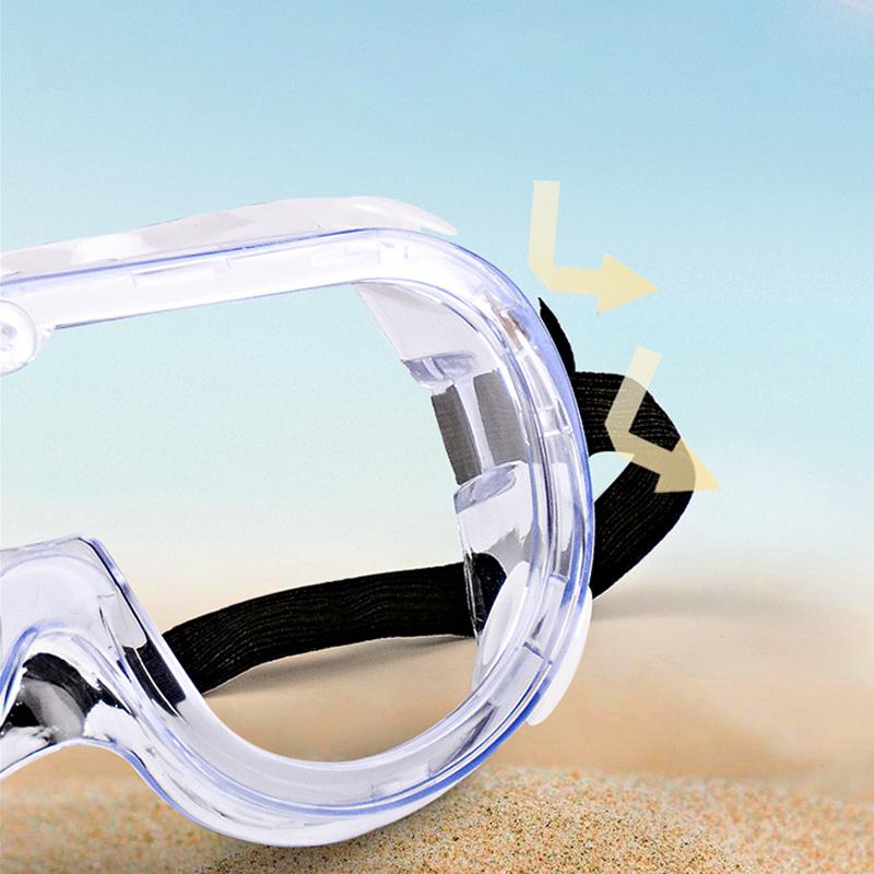 1pc Premium Safety Goggles - Anti-Fog Splashproof Dustproof Windproof and Transparent Lenses for Laboratory Industrial