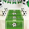 Soccer Themed Table Runner Football Birthday Party Decorations Boys Favors Soccer Grass Table Cover Baby Shower Supplies