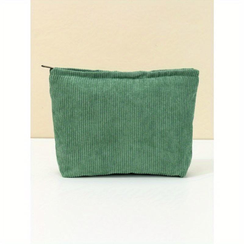 Letter Patch Makeup Bag Pouch Skincare Toiletry Packing Bag Travel Essentials Organizer Lip Oil Nail Polish Travel Toiletry Storage Zipper