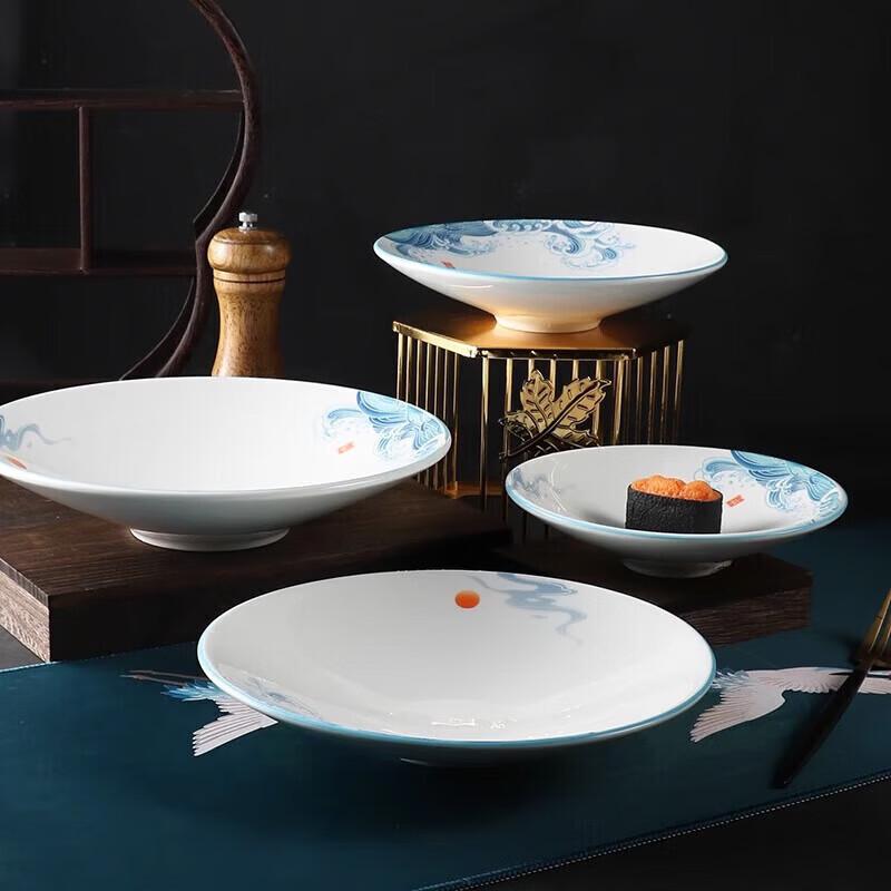 Chinese Style Ceramic Dinner Plate