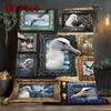 Albatross Collection 2D Flat Pattern Flannel Blanket, High Quality All Seasons, Home Decor, Warmth and Comfort, Perfect for Christmas Gifts.