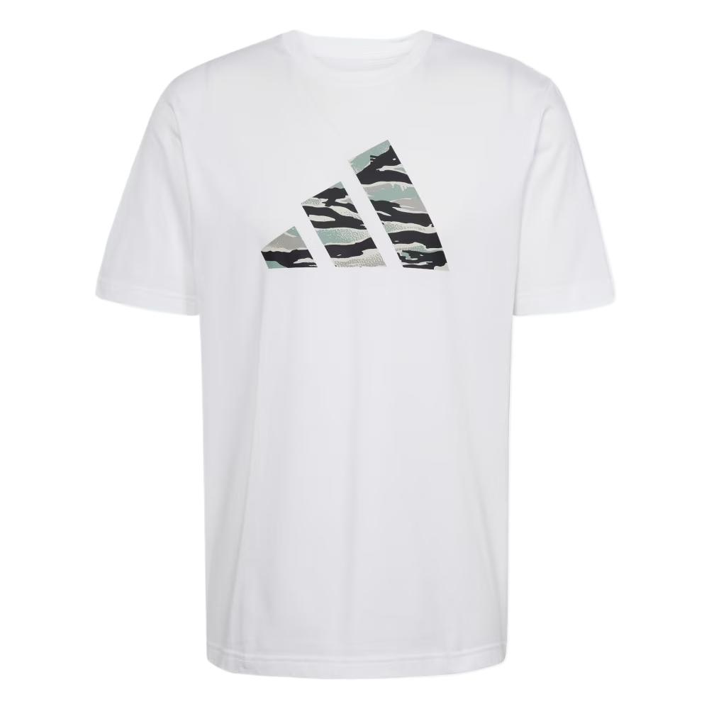 

Adidas Codes Camo Graphic Tee Sportswear Casual Comfortable Soft Breathable Pullover Short Sleeve T-Shirt Men Tops White JI6770 XS