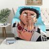hot anime fanart cool g-Gyomei h-Himejima Blanket Flannel warm comfort soft plush blanket sofa living room bedroom travel gift