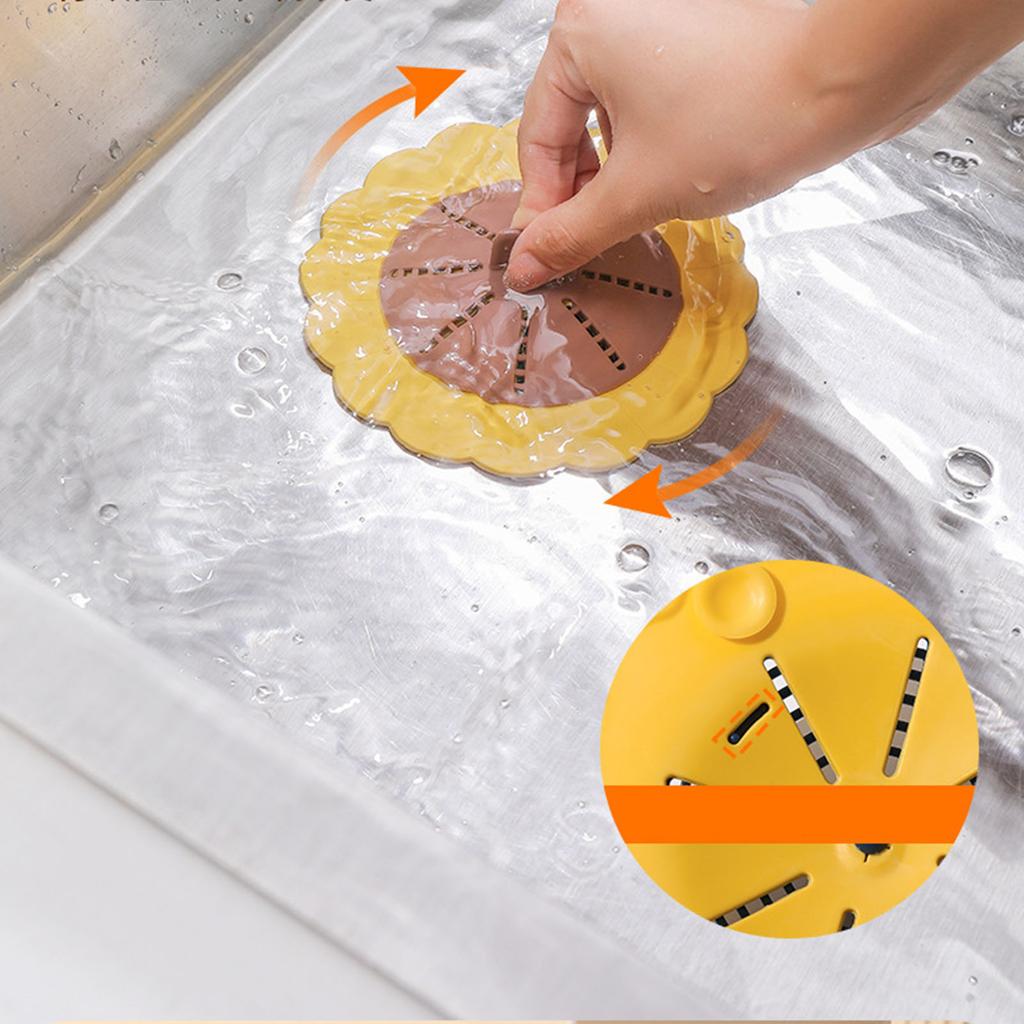 Strainer Drain Protector Clogging Proof Bathroom Filter Floor Drain Cover Shower Filter Sink Strainer Hair Stopper for Kitchen Bathroom