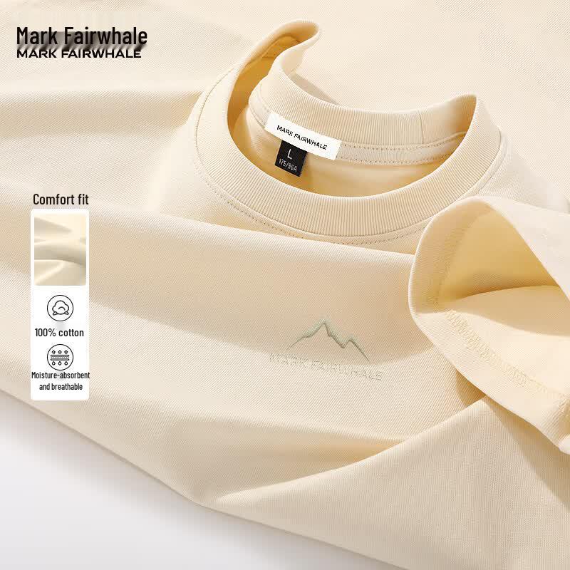 Mark Fairwhale Men's Loose Fit Cotton Graphic T-Shirt
