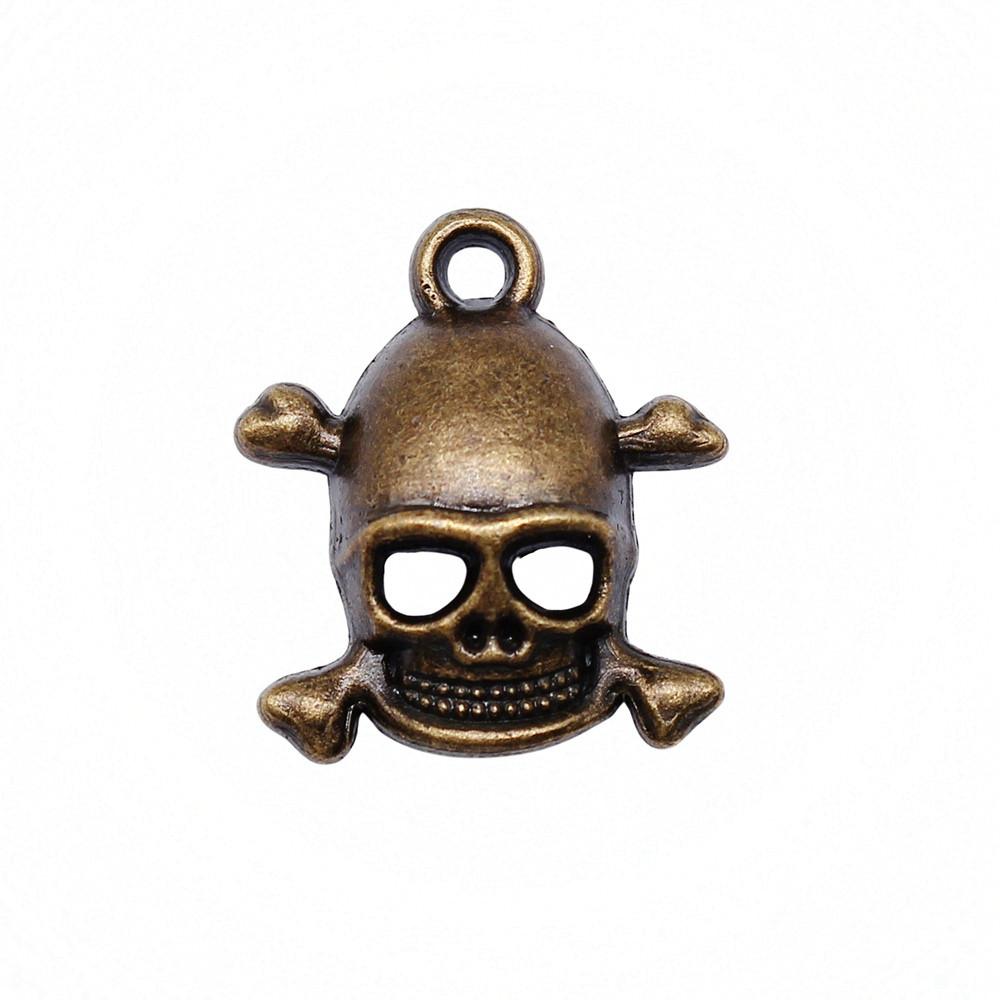 Halloween Pranks Charms Multi Color Alloy Pendants For Halloween Gothic Jewelry Accessories