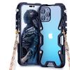 Tornillo de Armadura Marco Metálico Funda a Prueba de Golpes Para iphone 15 Pro Max 12 13 14 15 16 Pro Max Fundas con Parachoques de Aluminio Uso Rudo Fundas