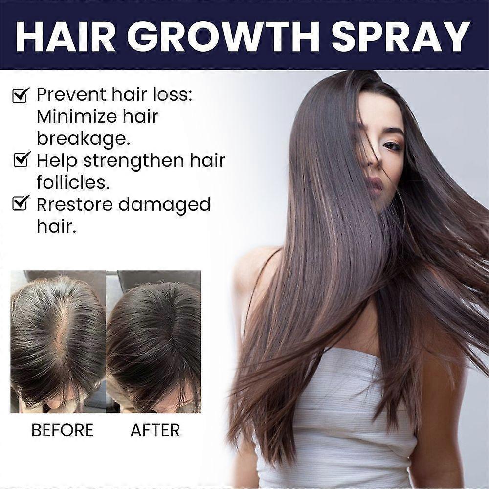 2pcs Moisturizes Scalp Extract Ginger Regrowth Germinal Oil Hair Care Ginger Hair Growth Serum Spray