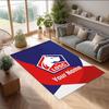 LOSC Lille Printed Crystal Velvet Rug Non‑Slip Crystal Velvet Carpet For Sofa Bedroom Indoor Home Decoration