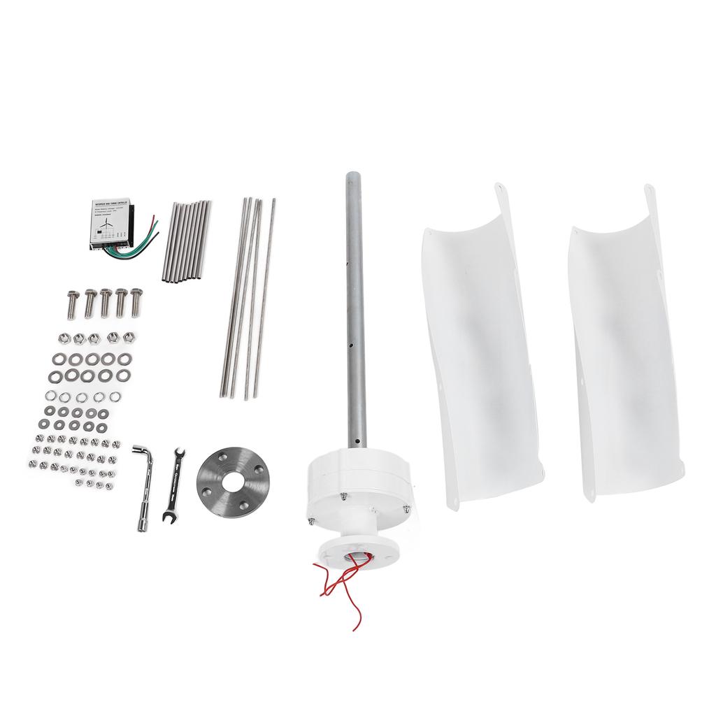 600W Vertical Wind   Permanent Magnet Generator Vertical Axes Coreless Wind Power Generator Kit with Controller