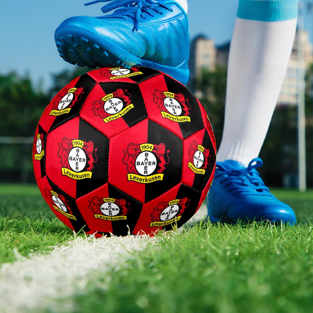 Leverkusen Germany  Indoor Soccer Ball Colorful All Ages Machine Stitched PVC Competition Ready Durable High-Bounce SIZE 5 Football.