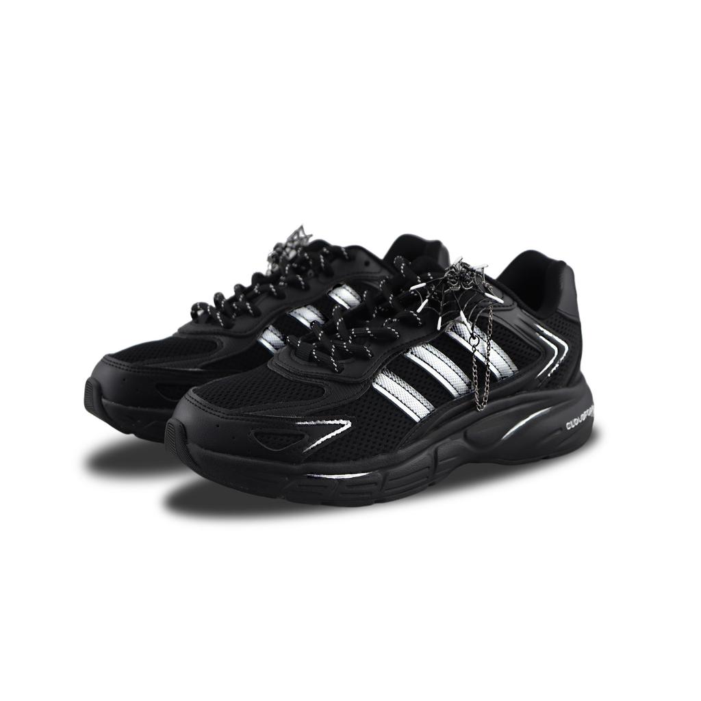adidas ECLYPTIX 2000 Slip Resistant Abrasion Resistant Low Top Running Shoes Unisex Black Silver JR5156(Team840-)