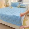 3PC(1XSheet+1XPillowcase)Winter Warm Fitted Bed Sheet Taff Velvet Fleece Bed Linen Single/Double/King/Queen Size Plush Mattress Cover Thick Bed Cover