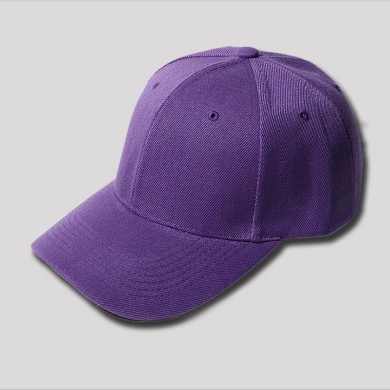 Verstellbare einfarbige Schattierung Hip Hop Unisex Baseballkappe Sonnenschutz Frühling Sommer Outdoor Herren Papa Hut Snapback