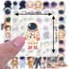 35-200pcs Cartoon Astronaut Stickers Vintage Space Graffiti Waterproof Stikcers Diy Cartoon Laptop Luggage Phone Card Bottle