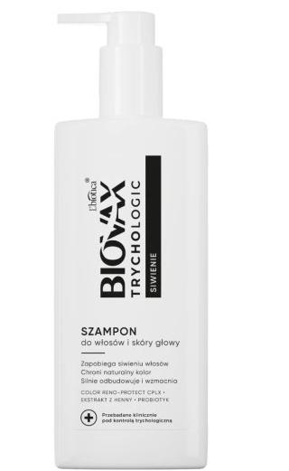 Biovax Trychologic Greying Shampoo for hair and scalp, 200 ml - Long term validity!