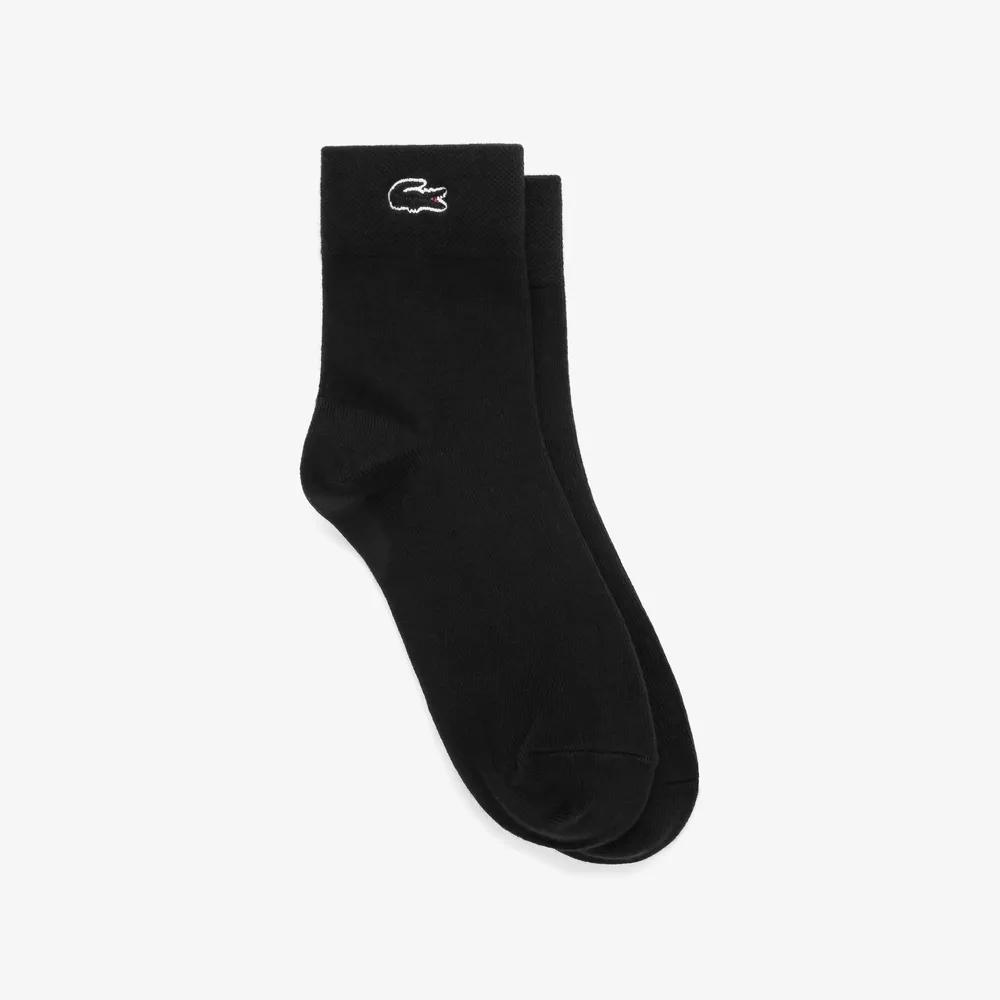 Women s Basic Solid Mid-calf Socks RA018E-55N-031 White (001)