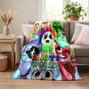 Dandys World Blanket Flannel Blanket Soft Cozy Plush Throw for Sofa Bed Lightweight Home Decoration Gifts for Christmas Various Holidays