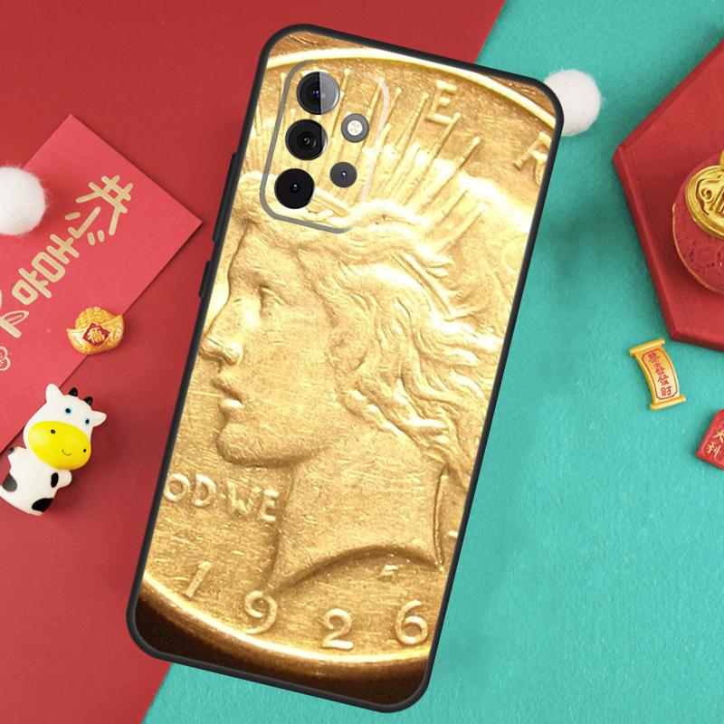Switzerland Fine Gold Case For Samsung Galaxy A55 A35 A15 A54 A34 A14 A52 A32 A12 A13 A33 A53 A17 A16 A26 A36 A56