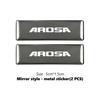 Auto Kofferraum Karosserie Aufkleber Aluminiumlegierung Emblem Auto Aufkleber Für Seat FR Altea Leon Ibiza Ateca Formentor Born E-Racer