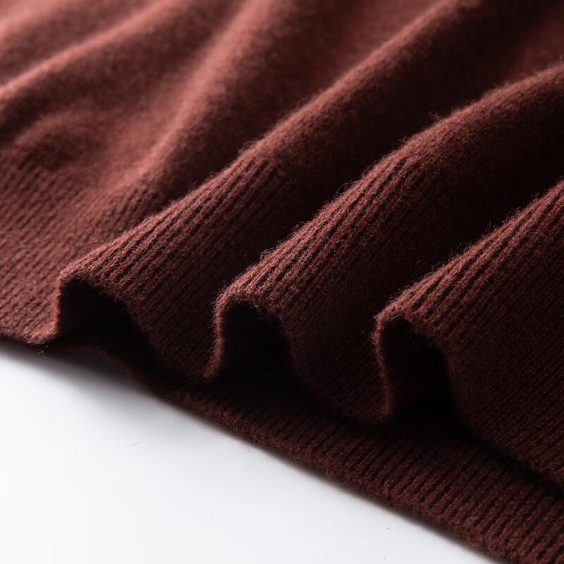 Men's Plus Size V-Neck Long Sleeve Wool Blend Sweater