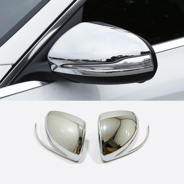 ABS Chrome/Carbon Pro Mercedes Benz BCES GLB GLC Třída W205 W213 Auto Boční Dveře Zadní Natáčecí Zrcátko Rain Obočí 2ks LHD