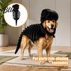 Divertente Costume da Festival per Animali Domestici Costume Scheletro di Dinosauro per Animali Domestici Apparel 3D Luminoso al Buio Halloween Cani Vestito Dino Gatti Cosplay Festa Festiva Divertente
